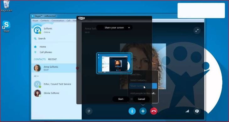 share mac sreeen using skype for business